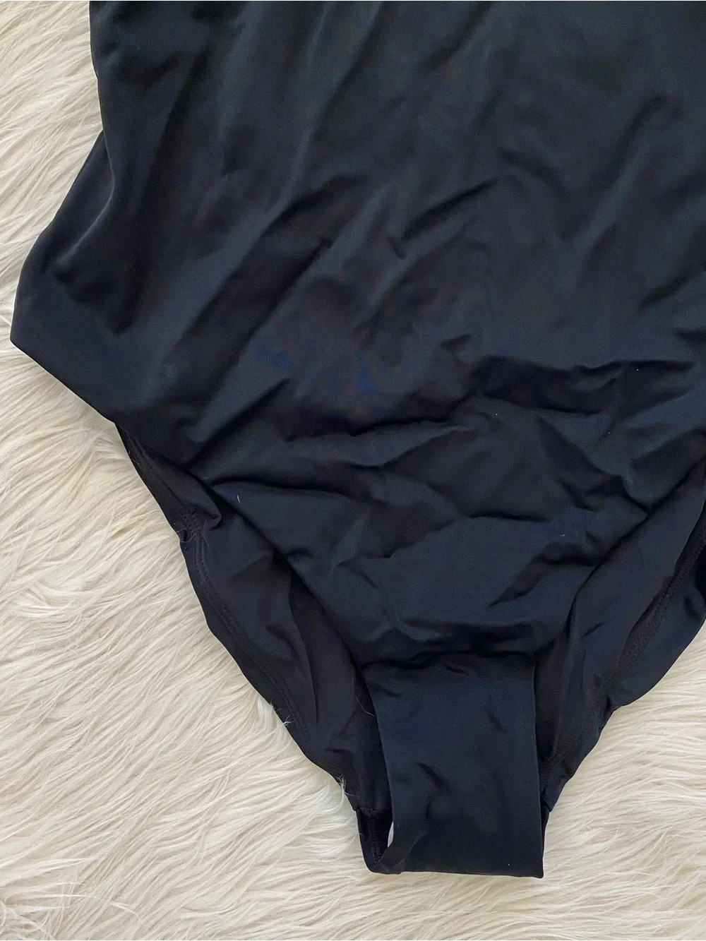 Andie Bermuda One Piece Swimsuit Black Underwire Bra Bust Support Bustier XS